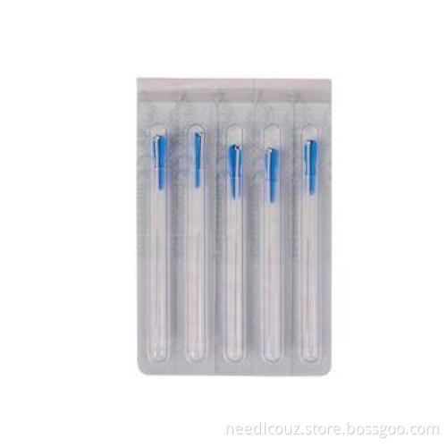 Silver handle Chinese Medical Disposable Acupuncture Needle